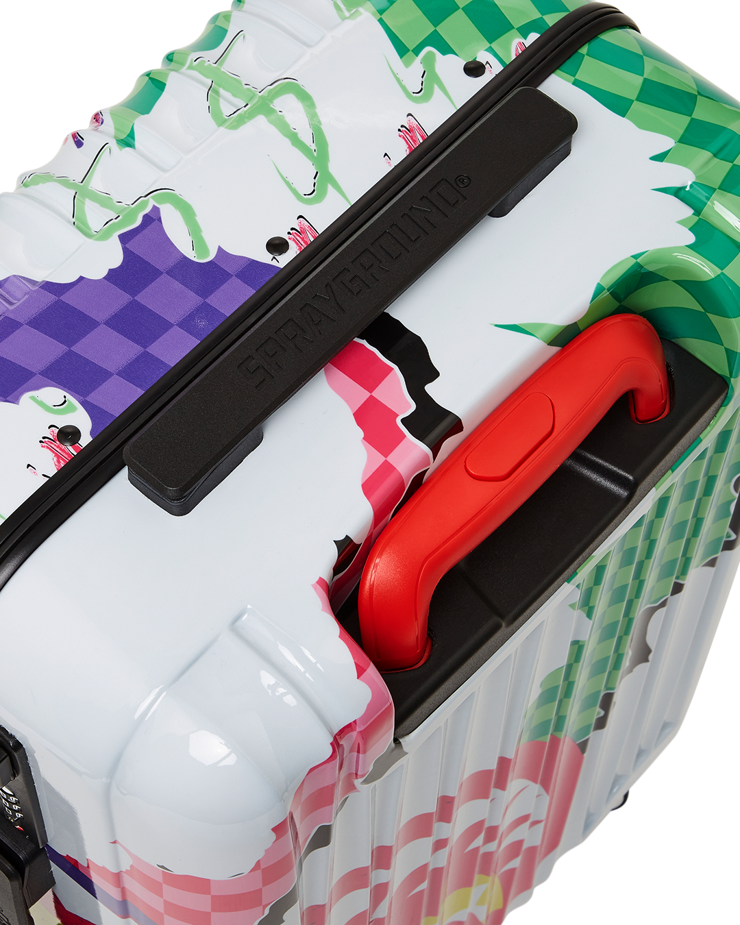 SPRAYGROUND® LUGGAGE DREAMY TECHNICOLOR SHARKNAUTICS HARDSHELL CARRY-ON LUGGAGE