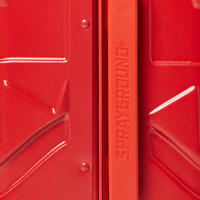 SPRAYGROUND® LUGGAGE MOLDED SHARKITECTURE RED HARDSHELL CARRY-ON LUGGAGE