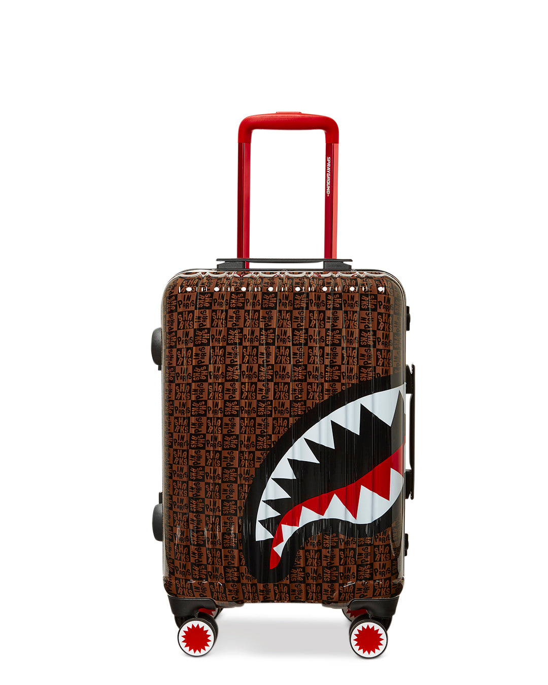 SPRAYGROUND® LUGGAGE FRENZY SHARKS SHARKNAUTICS HARDSHELL CARRY-ON LUGGAGE