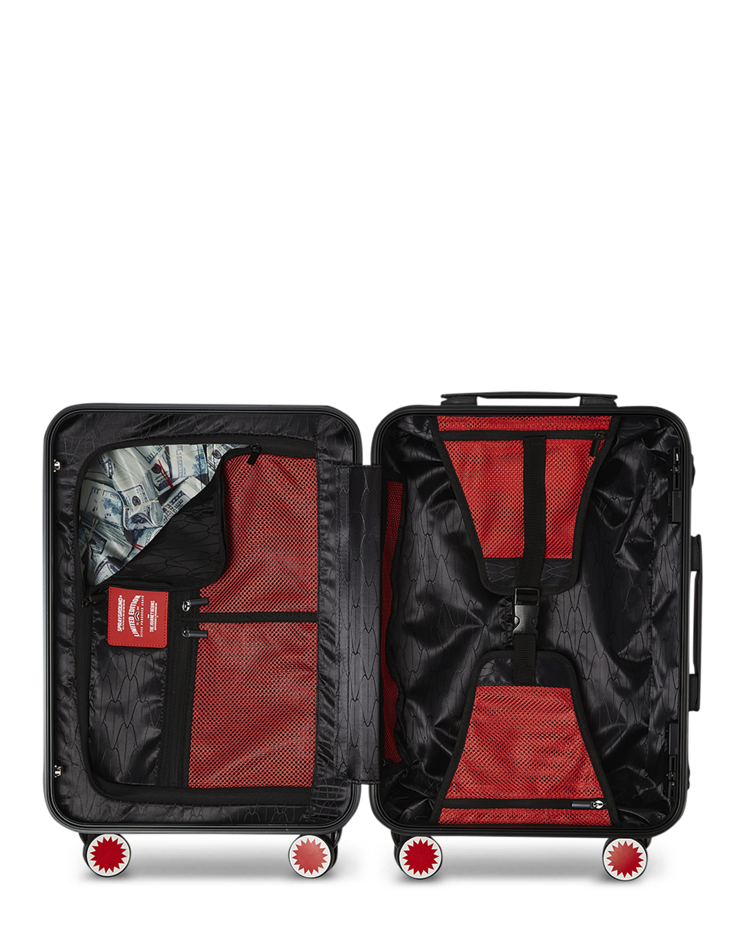 SPRAYGROUND® LUGGAGE AVANT GARDEN SHARKNAUTICS HARDSHELL CARRY-ON LUGGAGE