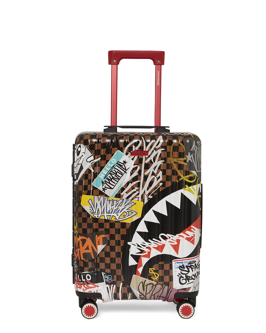 SPRAYGROUND® LUGGAGE SHARKS IN PARIS THE RIZZ SHARKNAUTICS HARDSHELL CARRY-ON LUGGAGE