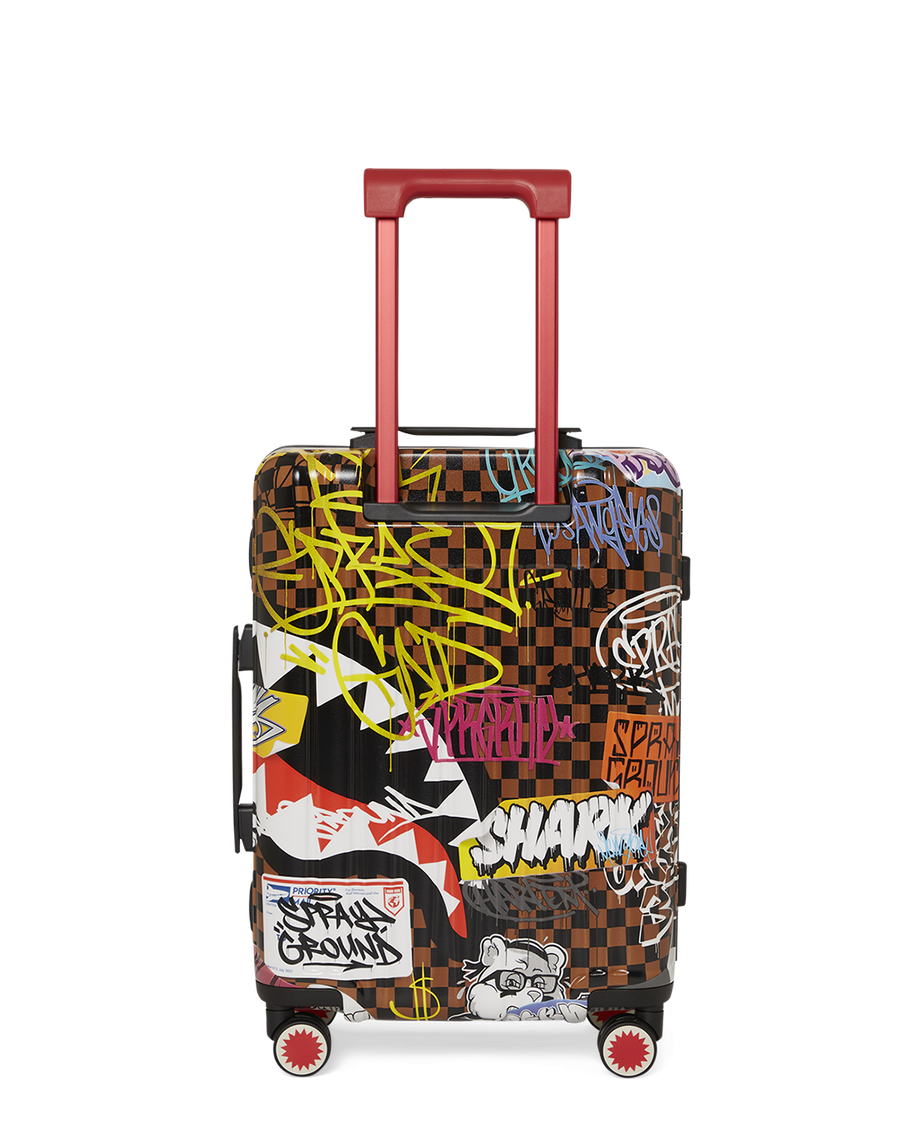 SPRAYGROUND® LUGGAGE SHARKS IN PARIS THE RIZZ SHARKNAUTICS HARDSHELL CARRY-ON LUGGAGE