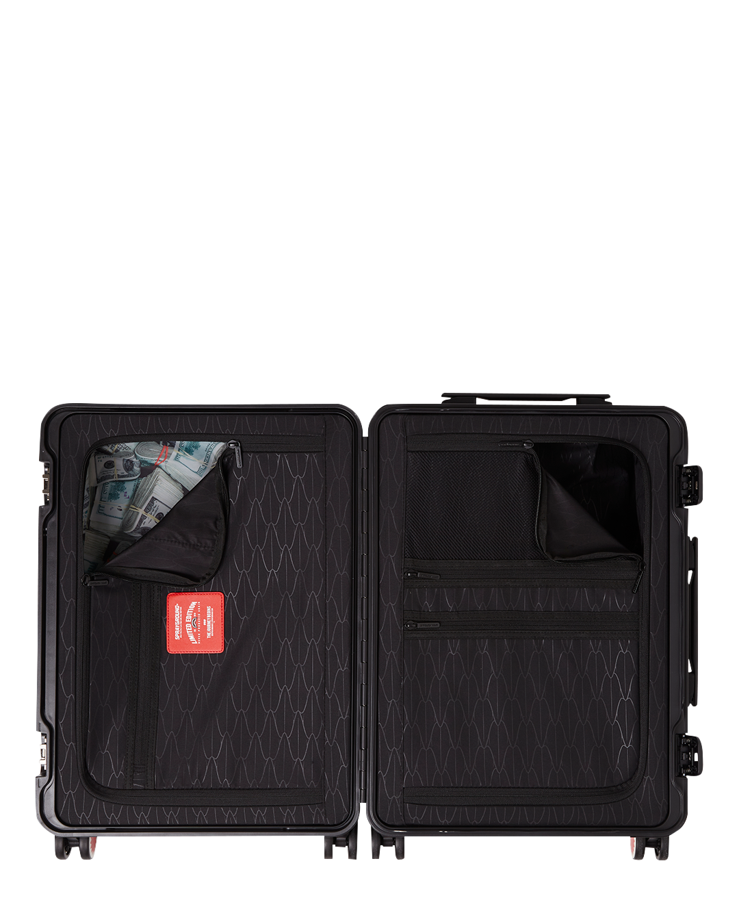 SPRAYGROUND® LUGGAGE SHARKFINITY STEALTH PILOT SHARKNAUTICS HARDSHELL CARRY-ON LUGGAGE