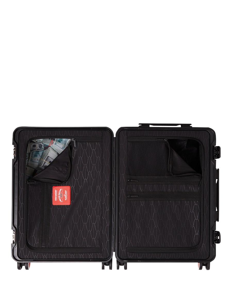 SPRAYGROUND® LUGGAGE SHARKFINITY STEALTH PILOT SHARKNAUTICS HARDSHELL CARRY-ON LUGGAGE