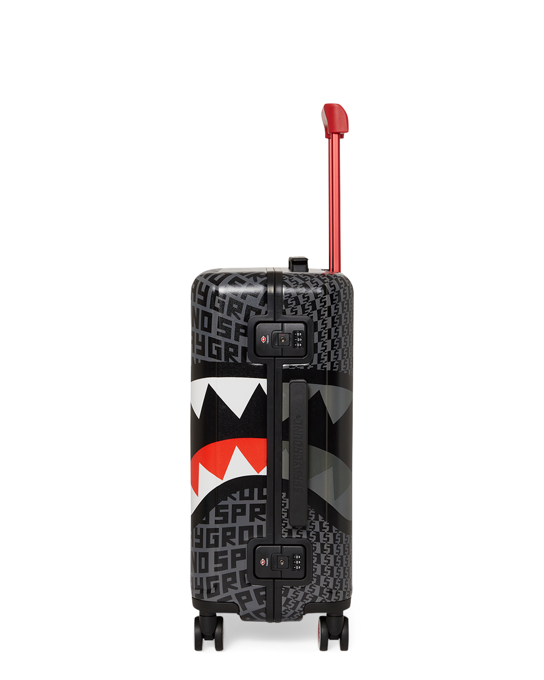 SPRAYGROUND® LUGGAGE SHARKFINITY STEALTH PILOT SHARKNAUTICS HARDSHELL CARRY-ON LUGGAGE