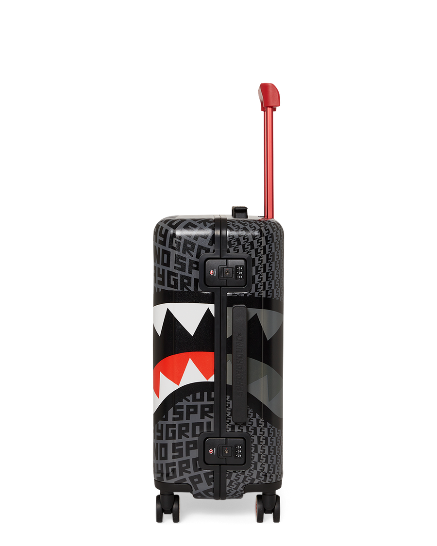 SPRAYGROUND® LUGGAGE SHARKFINITY STEALTH PILOT SHARKNAUTICS HARDSHELL CARRY-ON LUGGAGE