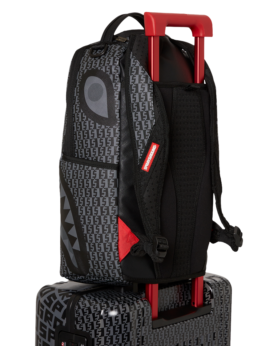 SPRAYGROUND® LUGGAGE SHARKFINITY STEALTH PILOT SHARKNAUTICS HARDSHELL CARRY-ON LUGGAGE