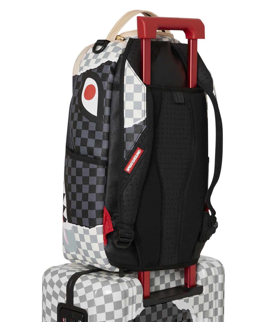 SPRAYGROUND® LUGGAGE UNSTOPPABLE ENDEAVORS SHARKNAUTICS HARDSHELL CARRY-ON LUGGAGE