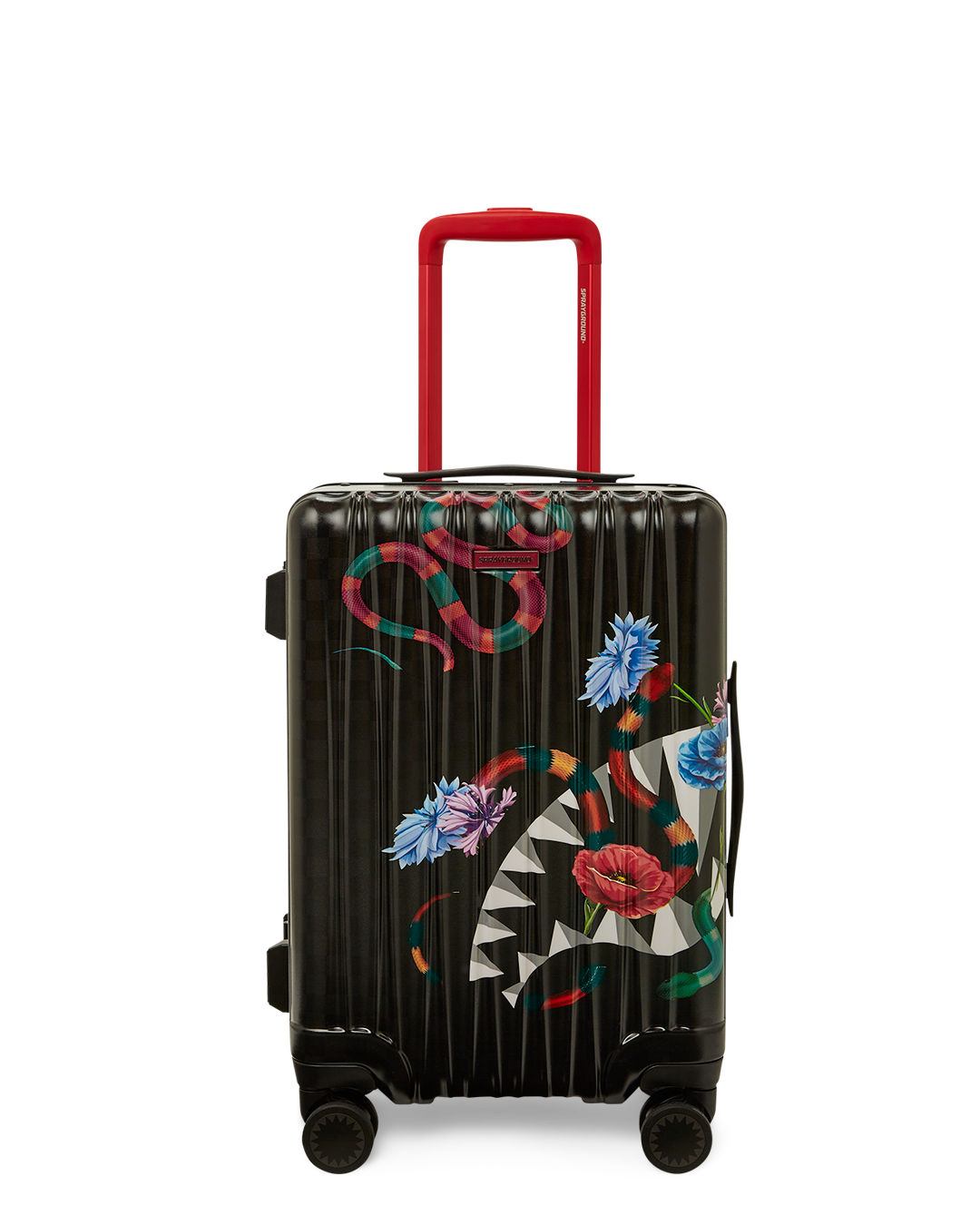 SPRAYGROUND® LUGGAGE SNAKES ON A HARDSHELL CARRY-ON LUGGAGE