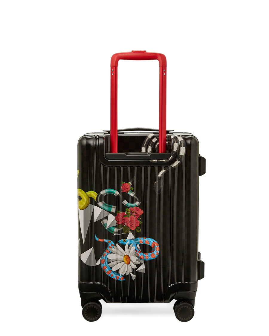 SPRAYGROUND® LUGGAGE SNAKES ON A HARDSHELL CARRY-ON LUGGAGE