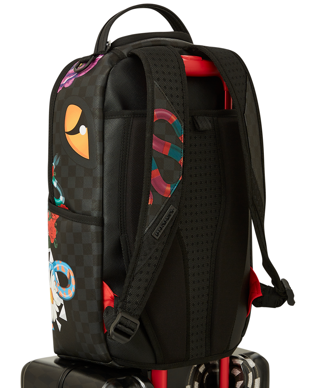 SPRAYGROUND® LUGGAGE SNAKES ON A HARDSHELL CARRY-ON LUGGAGE