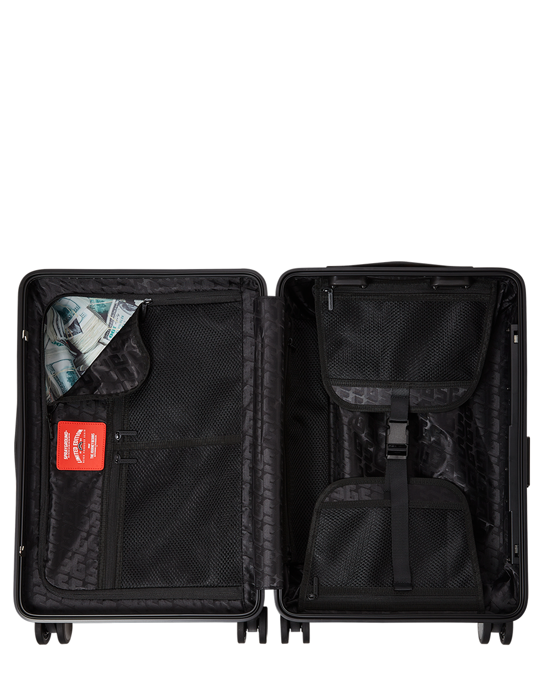 SPRAYGROUND® LUGGAGE SNAKES ON A HARDSHELL CARRY-ON LUGGAGE