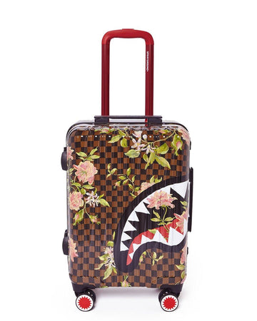 Sprayground Colourful Painted Shark In Paris Pastel Floral Backpack Books  Bag