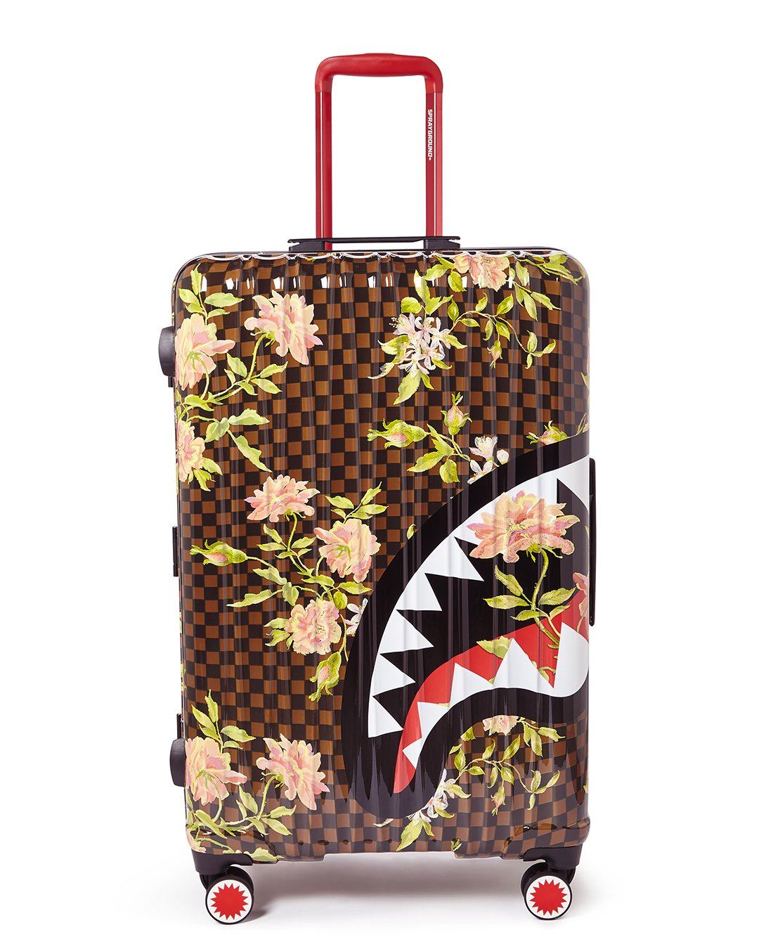 SPRAYGROUND® LUGGAGE SHARKFLOWER 29.5” FULL-SIZE SHARKNAUTICS LUGGAGE