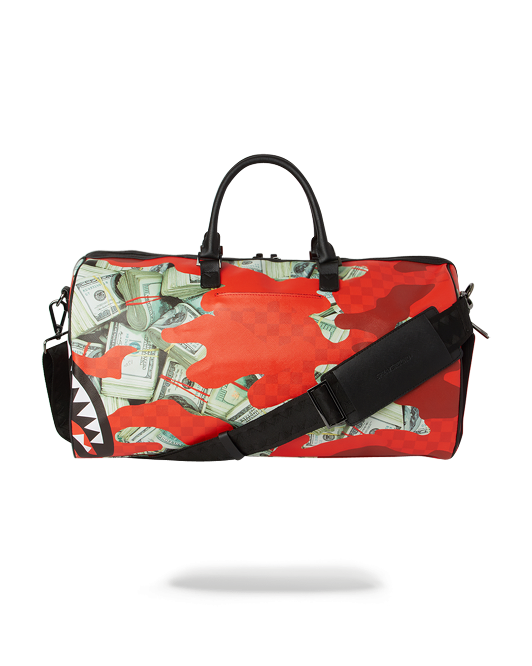 SPRAYGROUND® DUFFEL MONEY CAMO (RED) DUFFLE