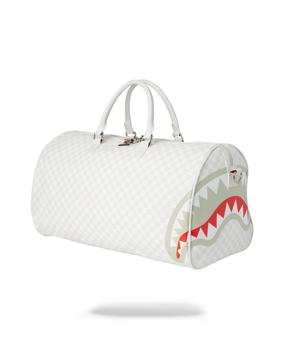 Sprayground Sharks In Paris Mean & Clean Duffle Bag in White for Men