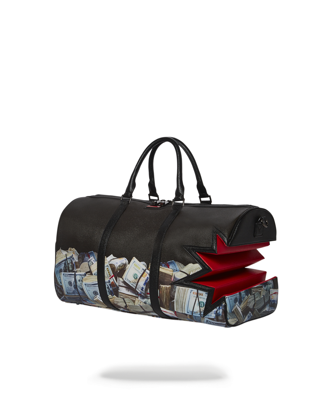 SPRAYGROUND® DUFFLE $HARKBITE LARGE DUFFLE