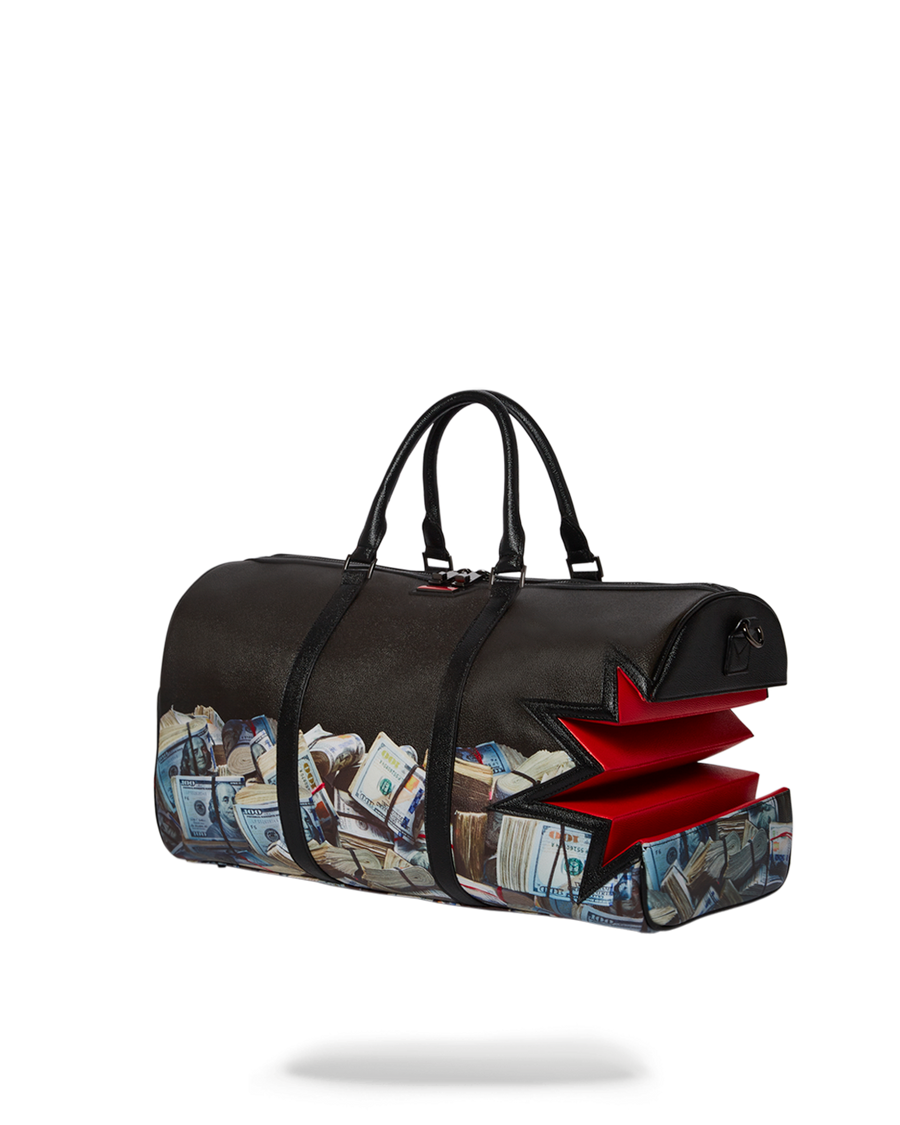 SPRAYGROUND® DUFFLE $HARKBITE LARGE DUFFLE