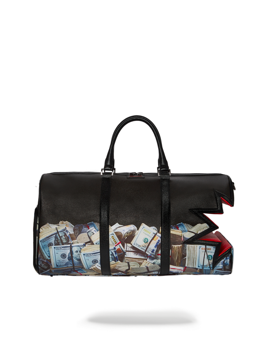 SPRAYGROUND® DUFFLE $HARKBITE LARGE DUFFLE