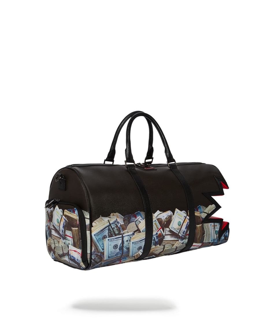 SPRAYGROUND® DUFFLE $HARKBITE LARGE DUFFLE
