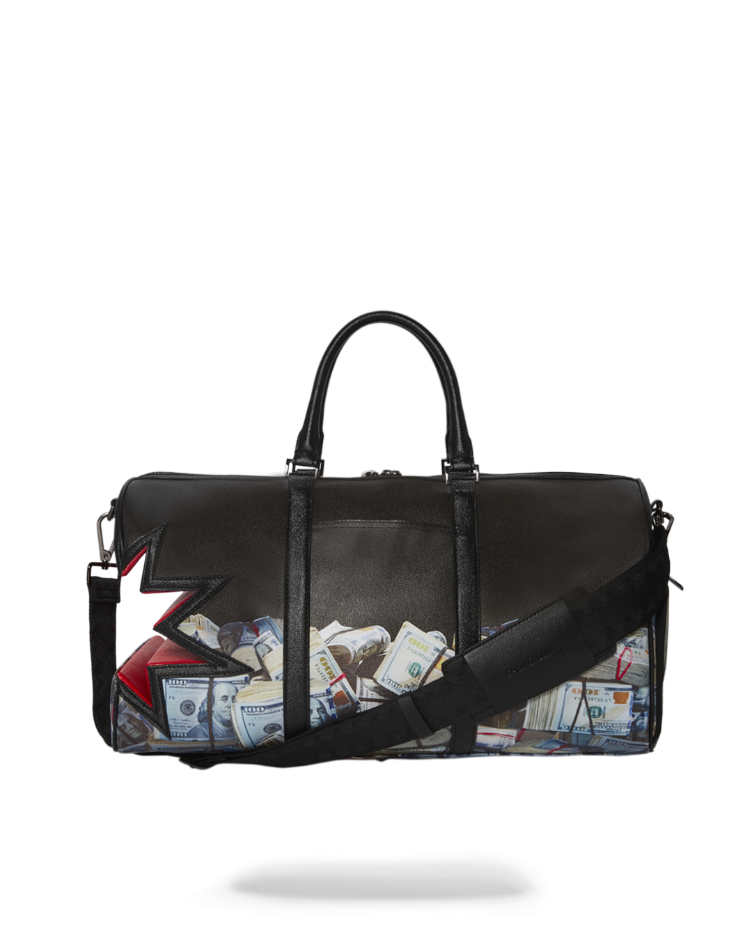 SPRAYGROUND® DUFFLE $HARKBITE LARGE DUFFLE