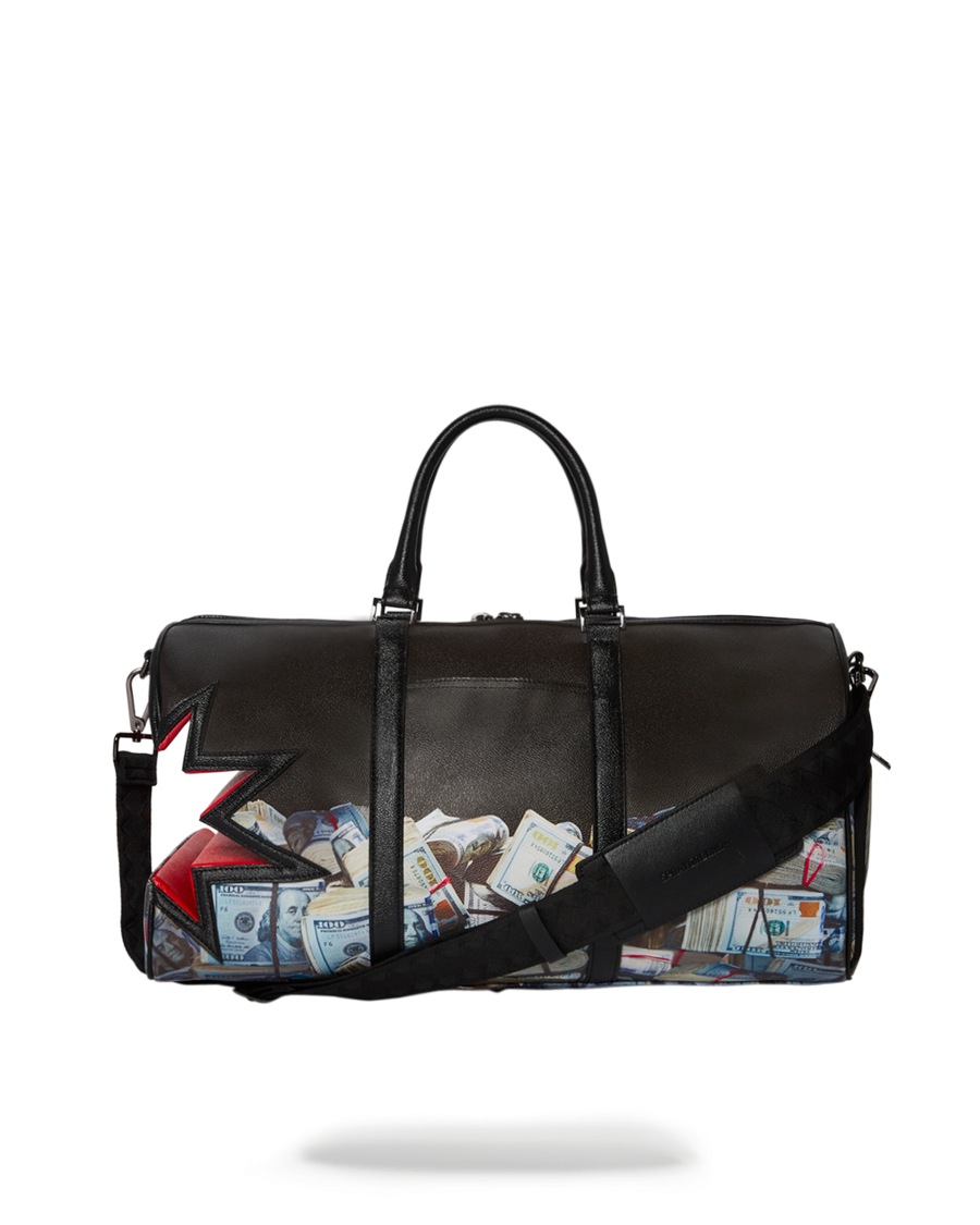 SPRAYGROUND® DUFFLE $HARKBITE LARGE DUFFLE
