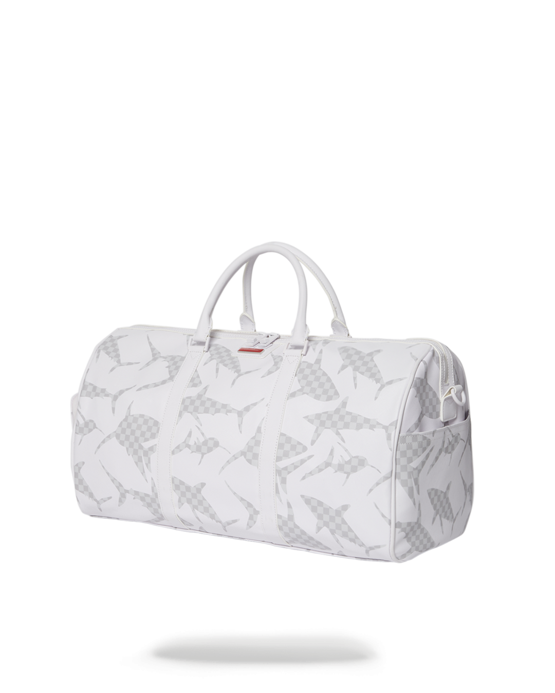 SPRAYGROUND® DUFFLE SHARK CHECK (WHITE) DUFFLE