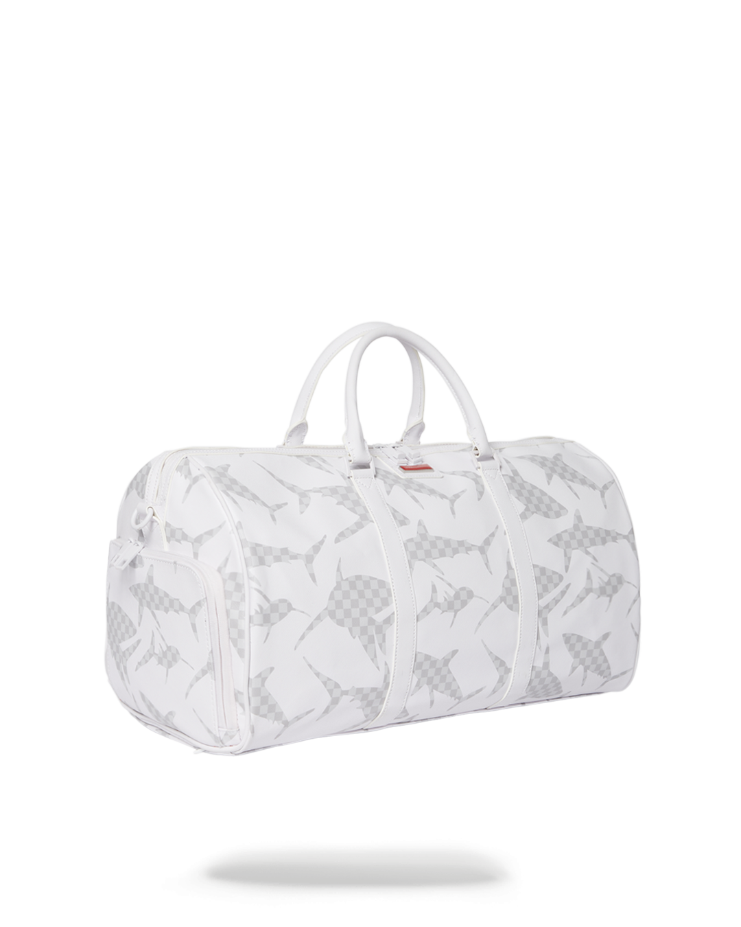 SPRAYGROUND® DUFFLE SHARK CHECK (WHITE) DUFFLE