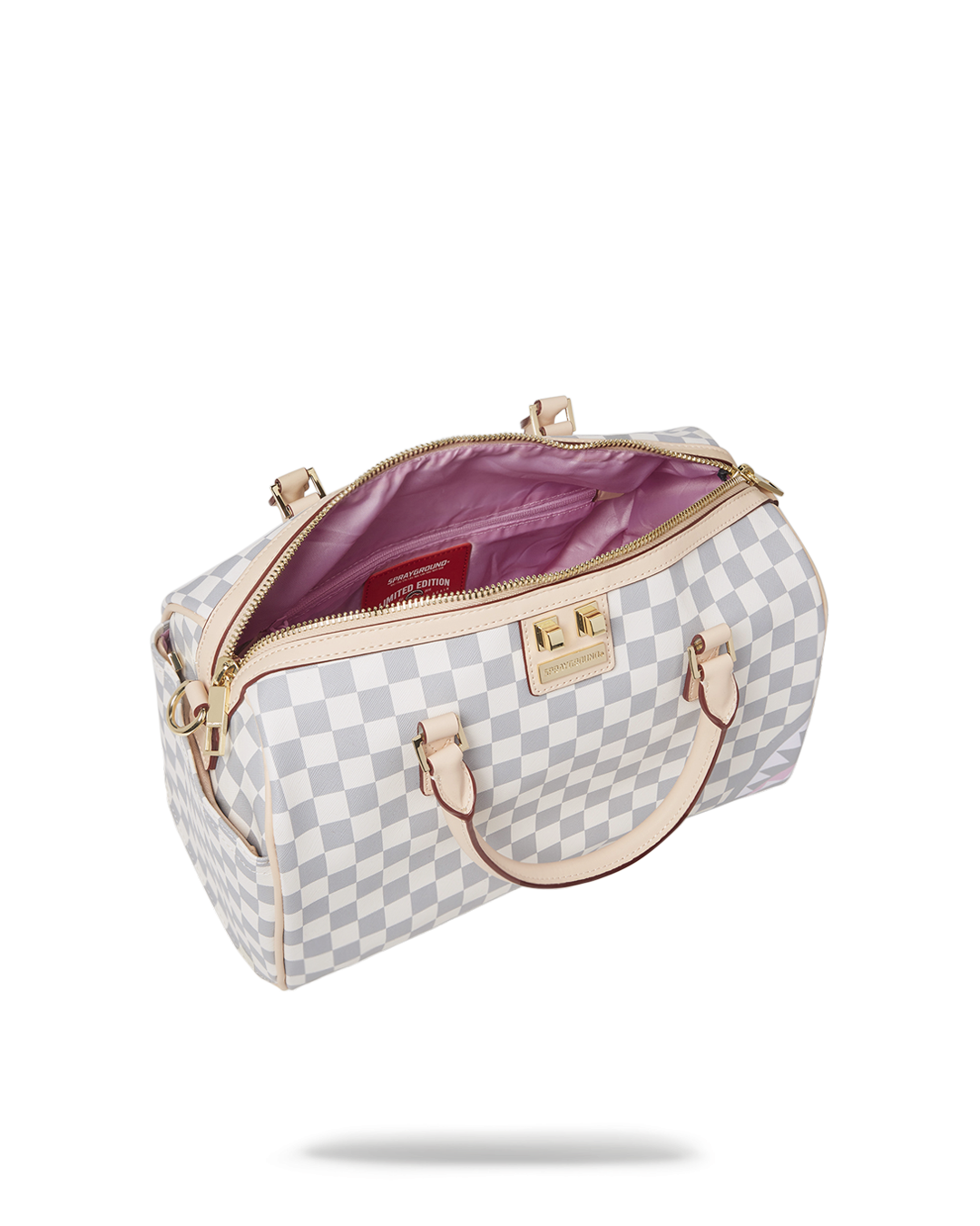 Sprayground - Mini Rose Money Check Mini Duffle Bag – Octane