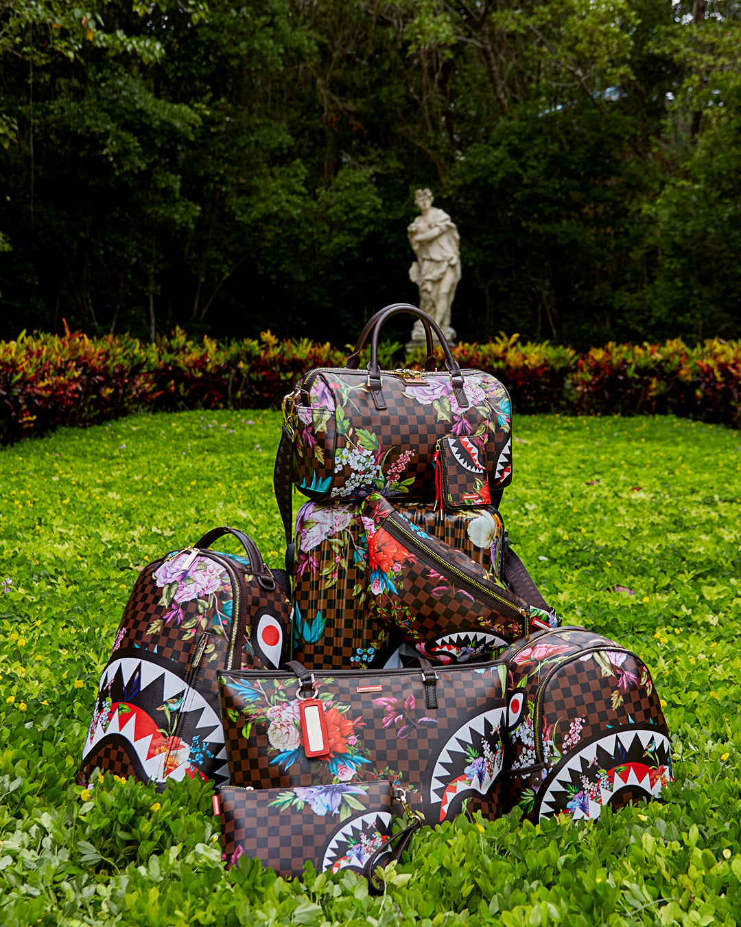 Sprayground Sharks In New York Mini Duffle - FRESH.