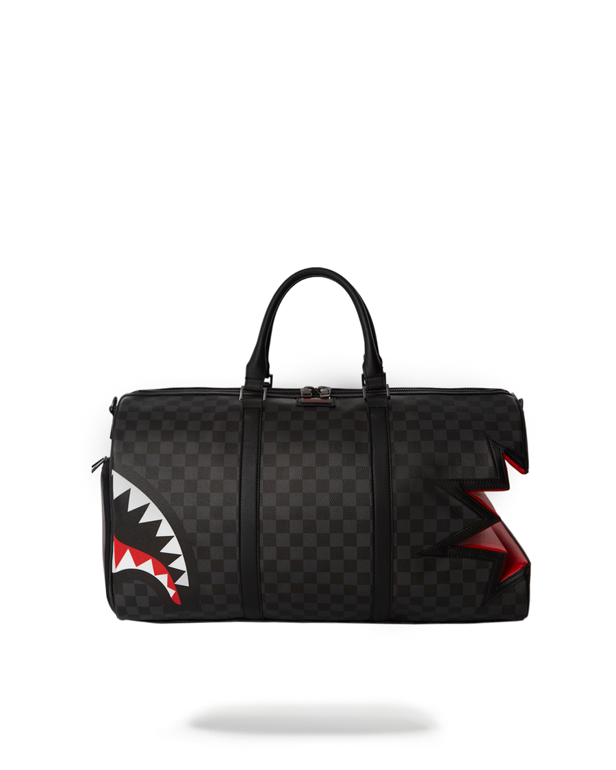 SPRAYGROUND® DUFFLE SHARK BITE SHARKS IN PARIS GRAY DUFFLE