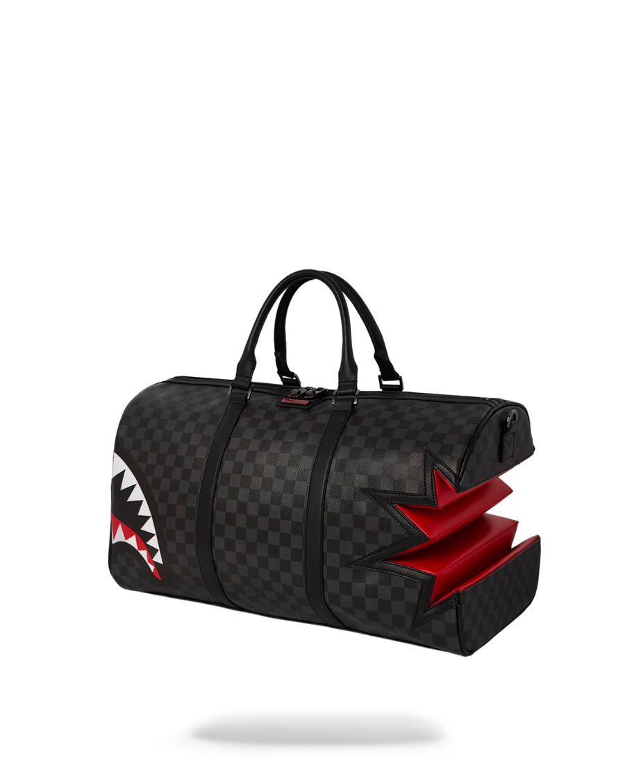 SPRAYGROUND® DUFFLE SHARK BITE SHARKS IN PARIS GRAY DUFFLE