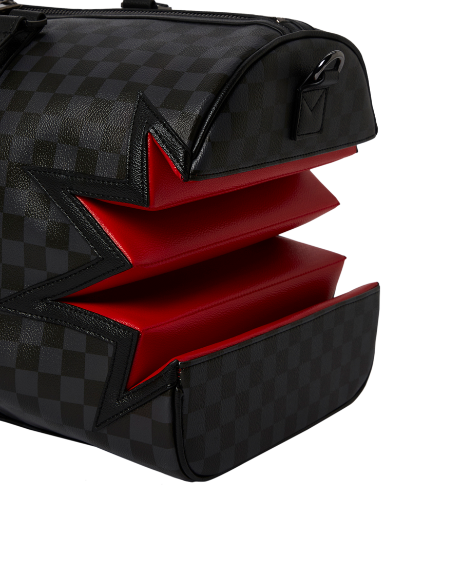 SPRAYGROUND® DUFFLE SHARK BITE SHARKS IN PARIS GRAY DUFFLE