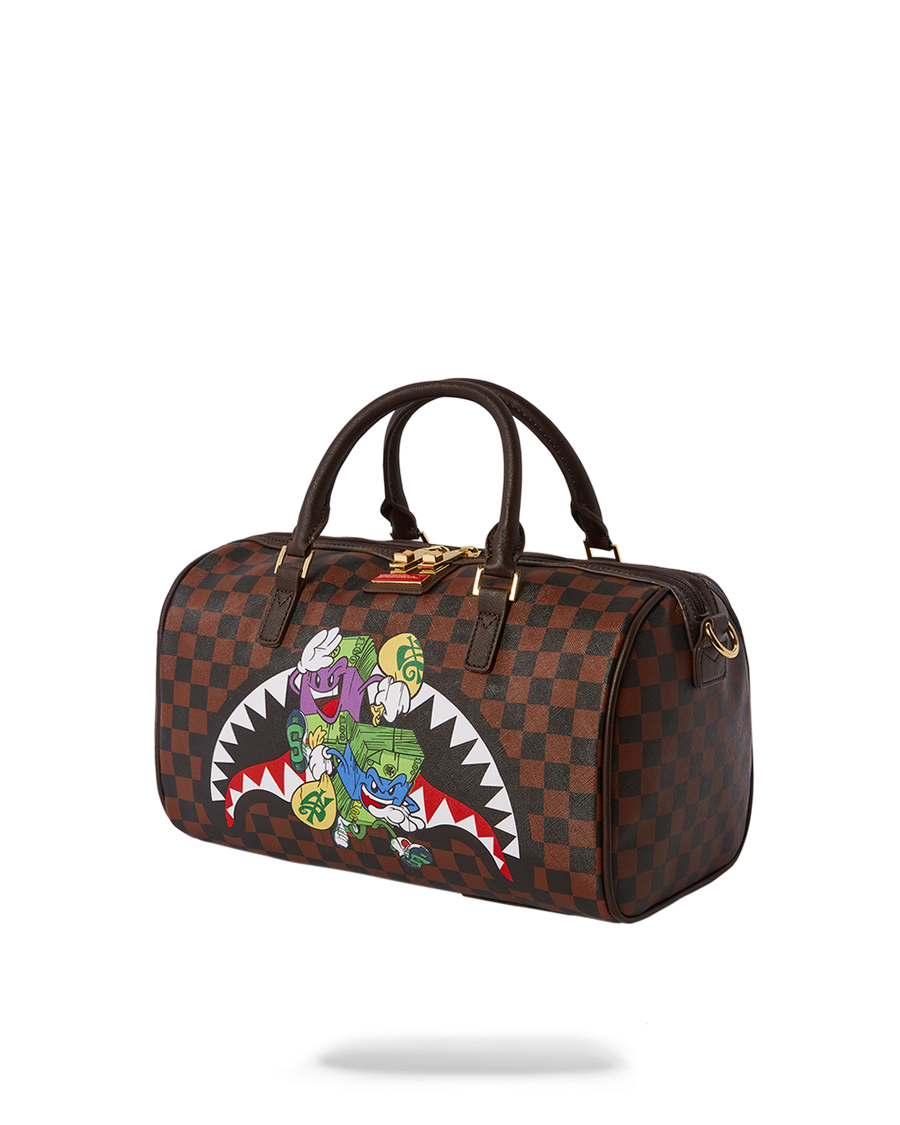 SPRAYGROUND® MINI DUFFLE MONEY CHASER MINI DUFFLE