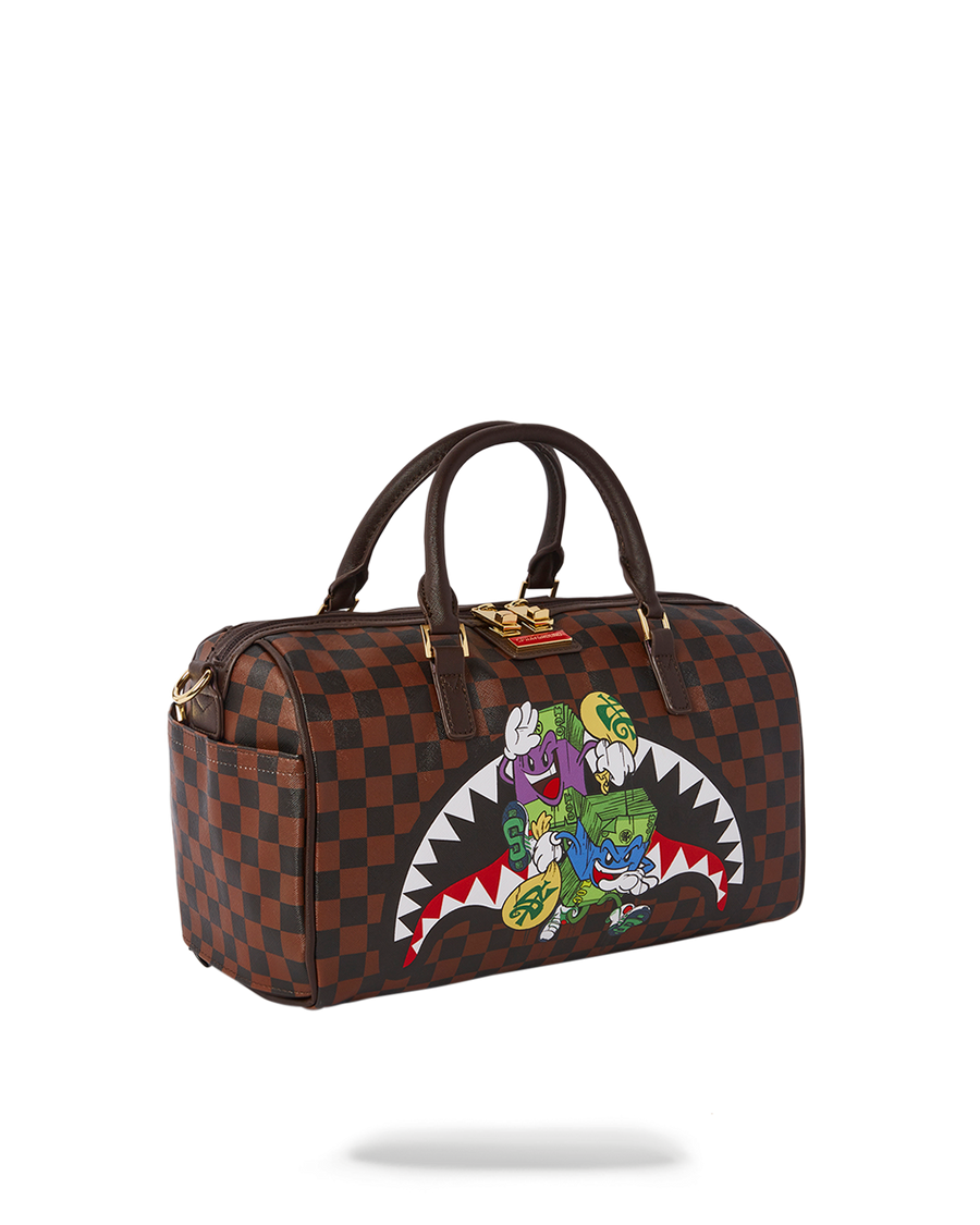 SPRAYGROUND® MINI DUFFLE MONEY CHASER MINI DUFFLE