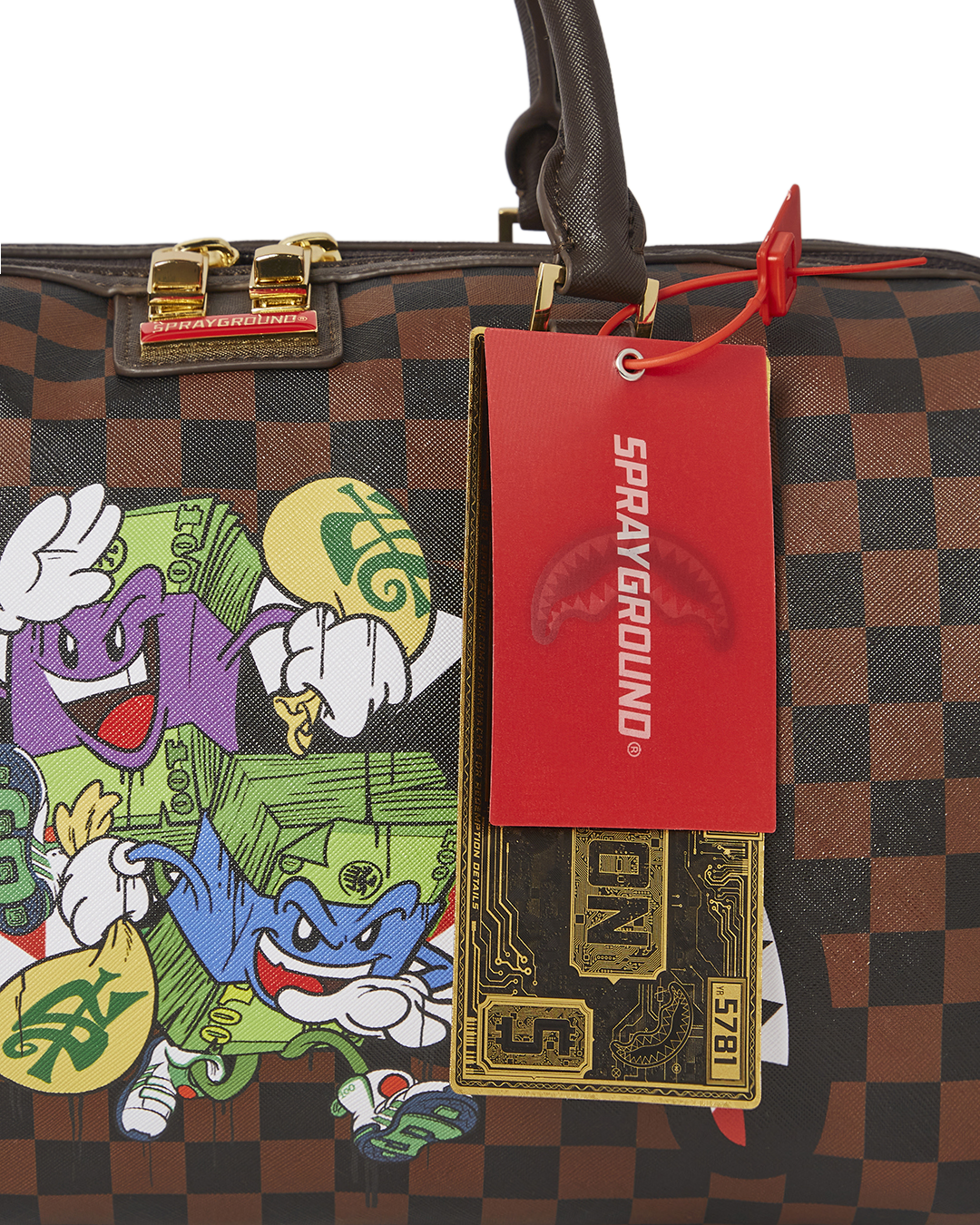 SPRAYGROUND® MINI DUFFLE MONEY CHASER MINI DUFFLE