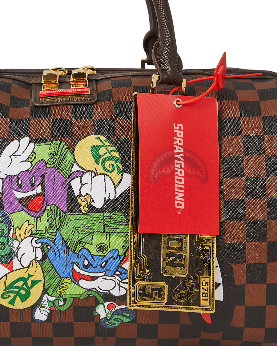 SPRAYGROUND® MINI DUFFLE MONEY CHASER MINI DUFFLE