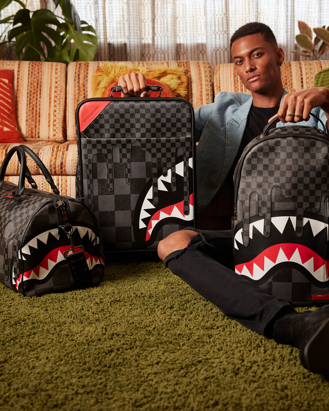 SPRAYGROUND SHARKS IN PARIS DUFFLE BAG