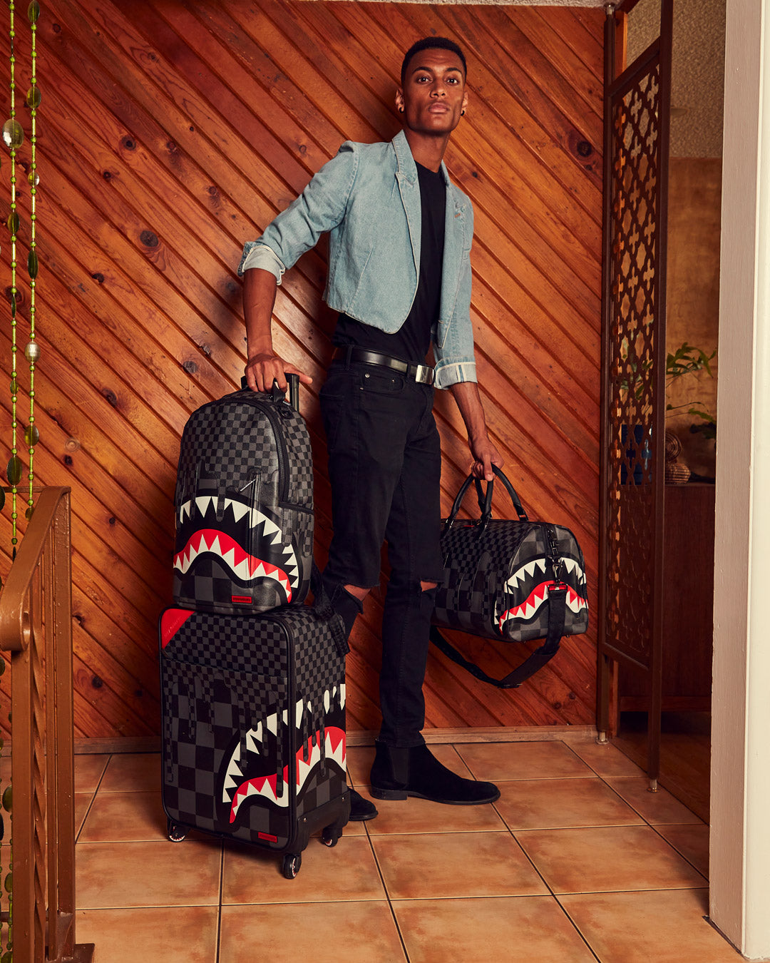 SPRAYGROUND SHARKS IN PARIS DUFFLE BAG