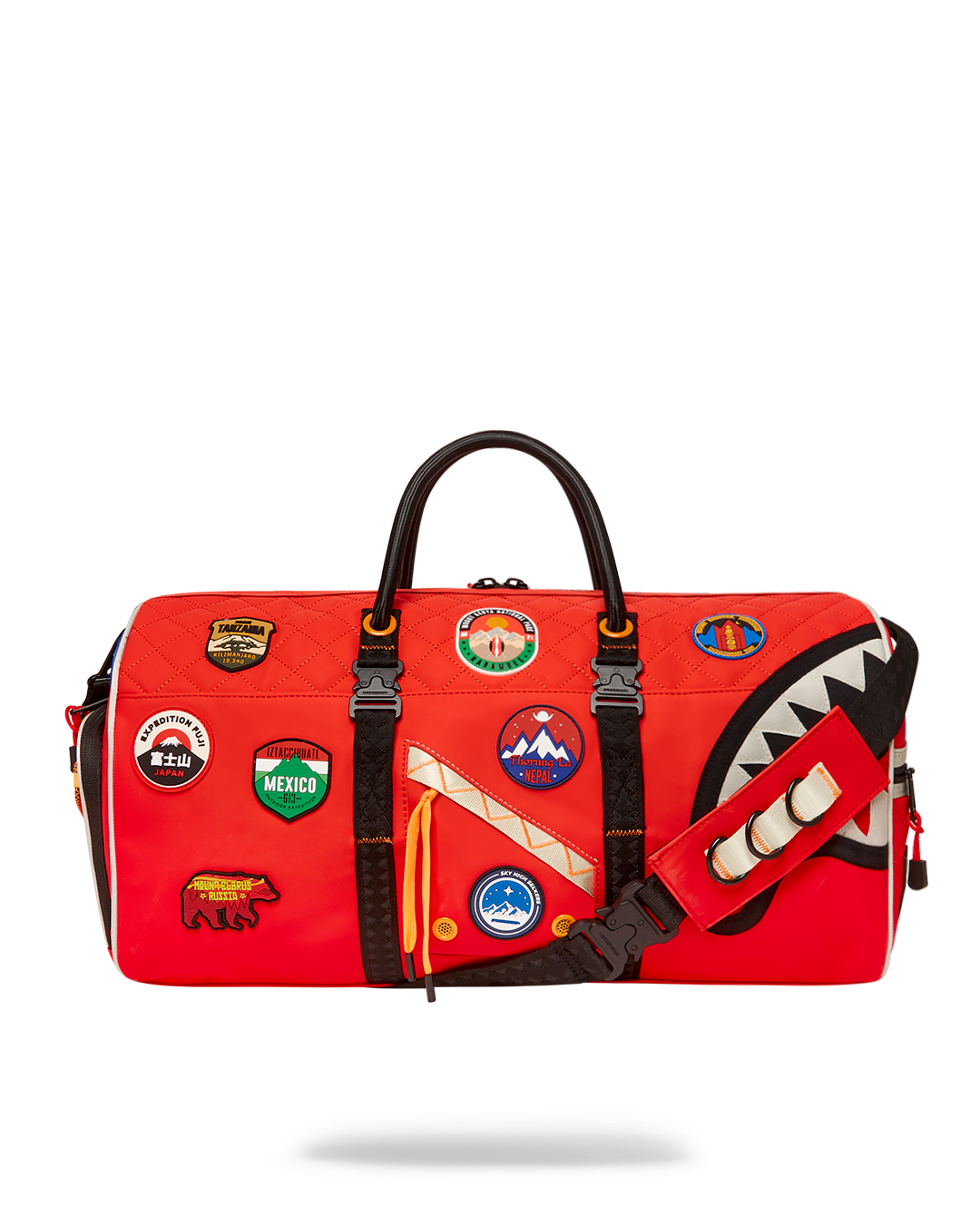 logo-patch duffle bag, Sprayground