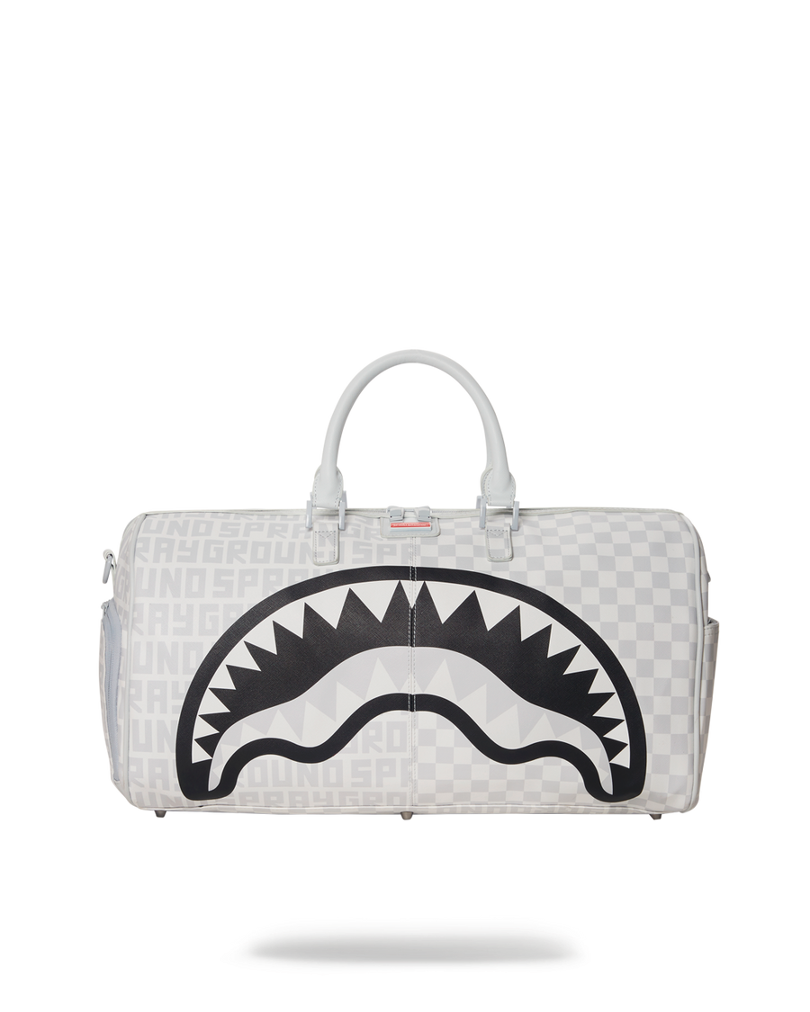 SPRAYGROUND® DUFFLE SPLIT THE CHECK (PEARL) DUFFLE