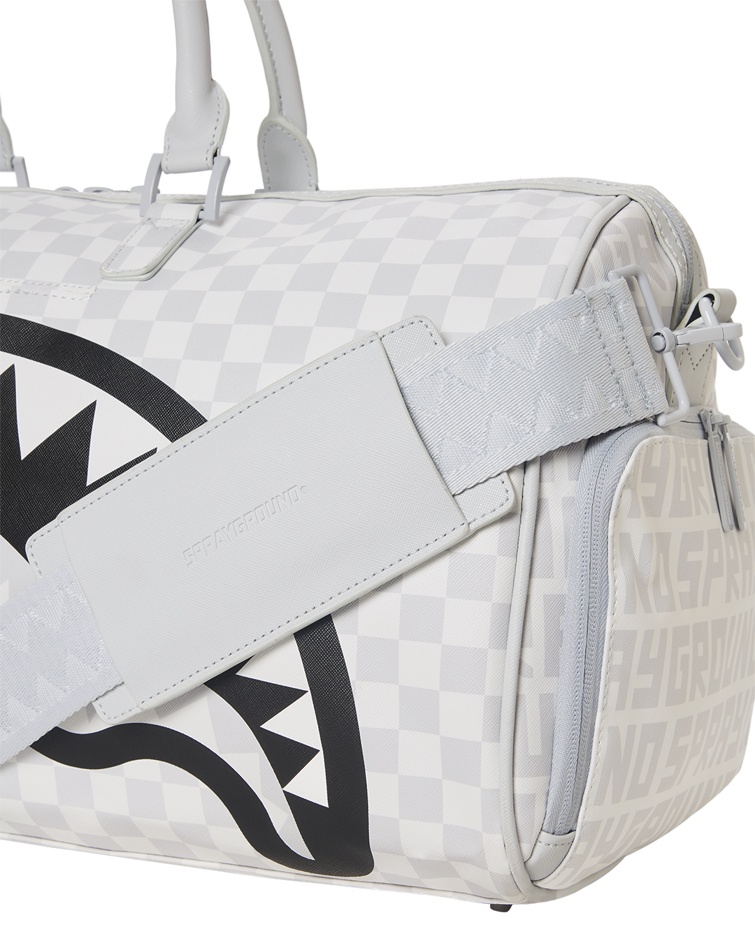 SPRAYGROUND® DUFFLE SPLIT THE CHECK (PEARL) DUFFLE