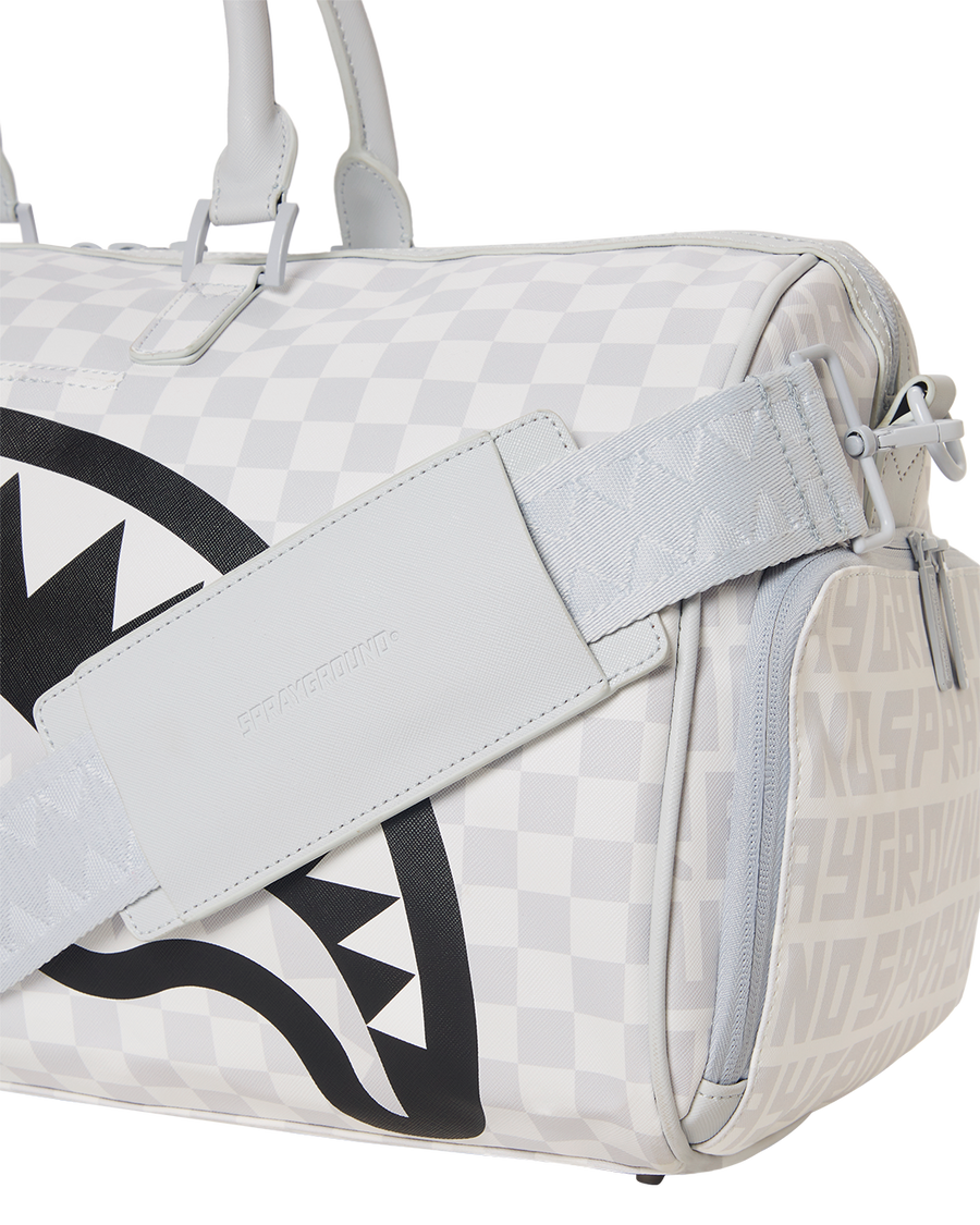 SPRAYGROUND® DUFFLE SPLIT THE CHECK (PEARL) DUFFLE