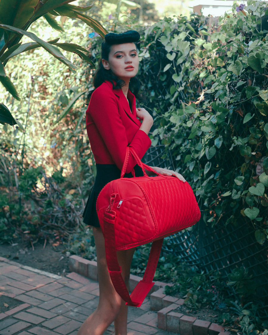 SPRAYGROUND® DUFFLE RED RIVIERA EMPEROR DUFFLE