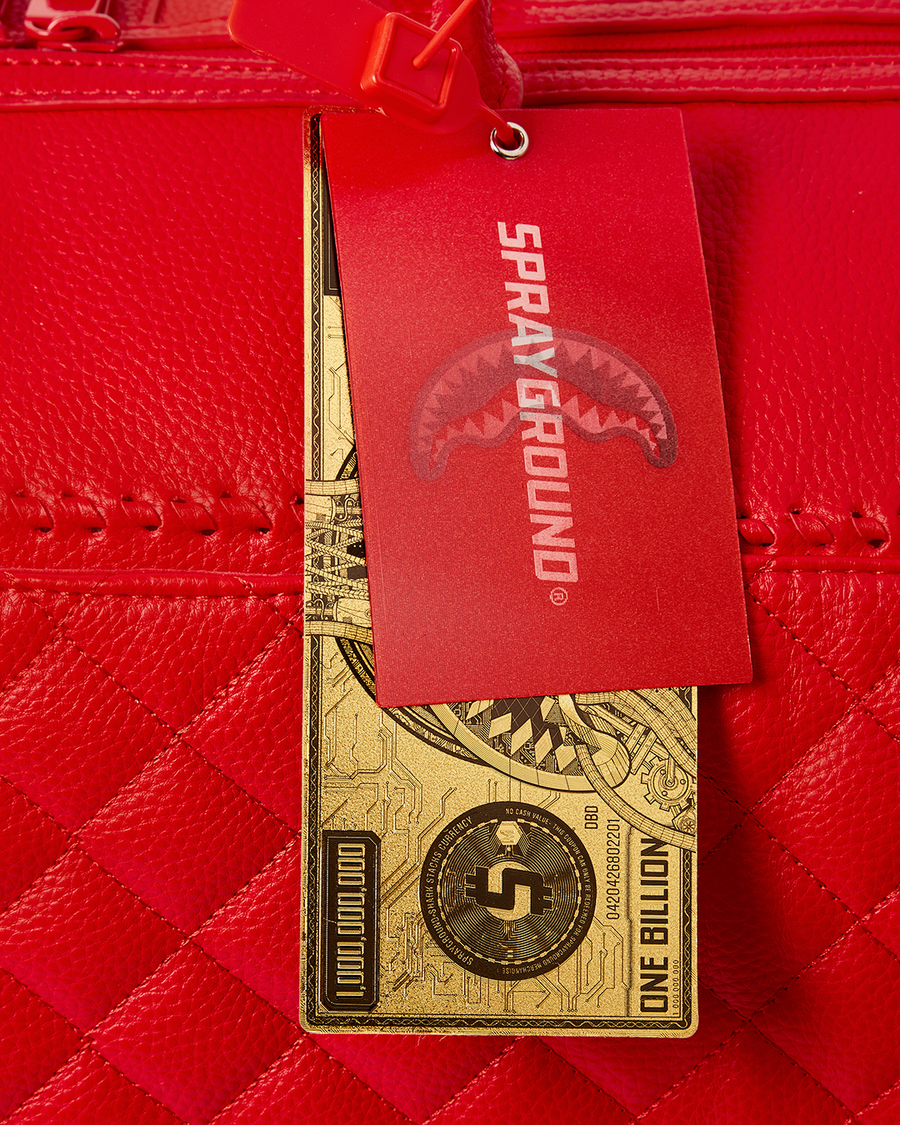 SPRAYGROUND® DUFFLE RED RIVIERA EMPEROR DUFFLE
