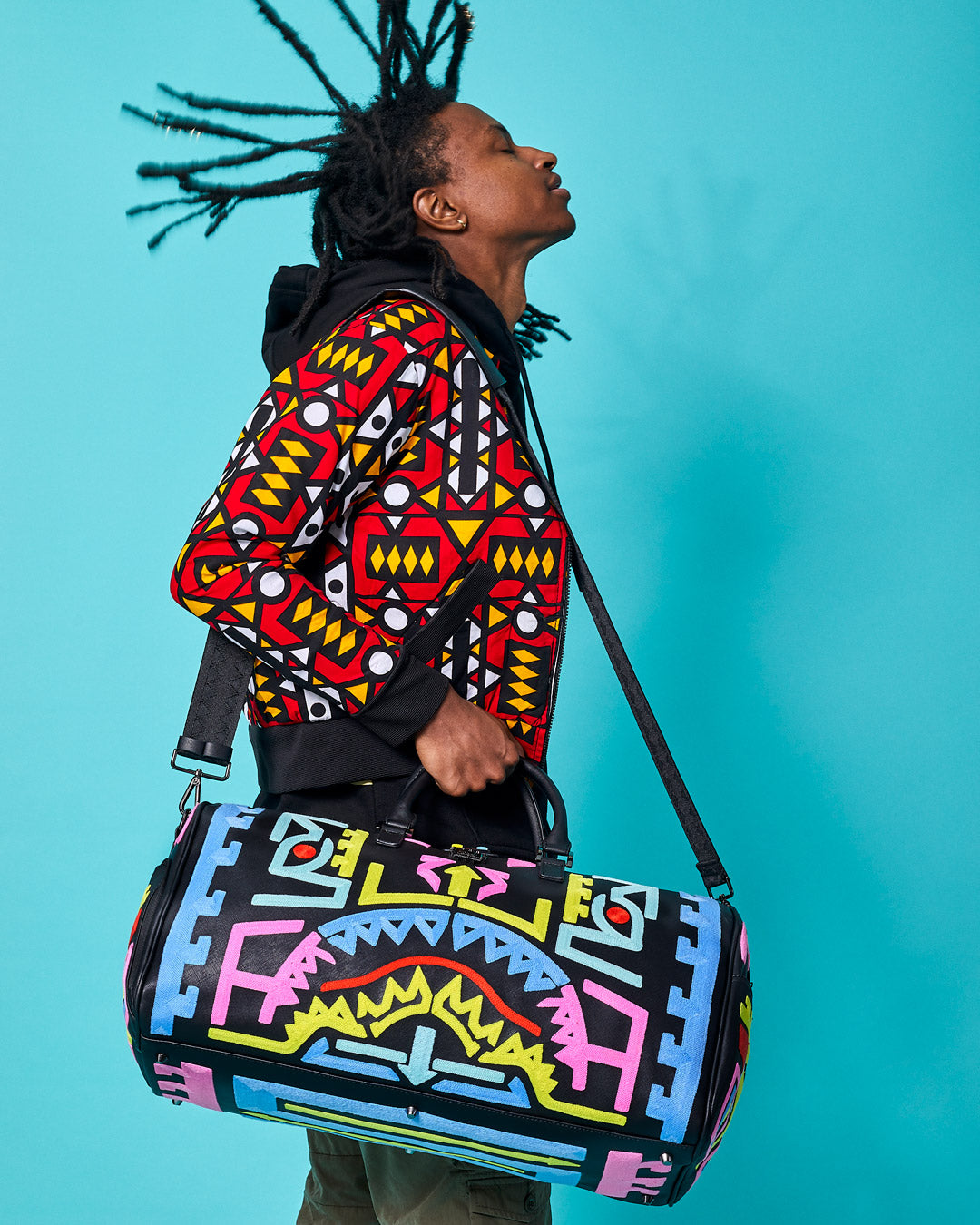 SPRAYGROUND® DUFFLE A.i.4 PATH TO THE FUTURE DUFFLE