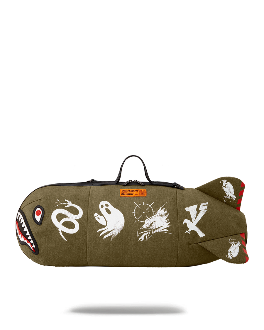 SPRAYGROUND® DUFFLE CALL OF DUTY SHARK TORPEDO DUFFLE