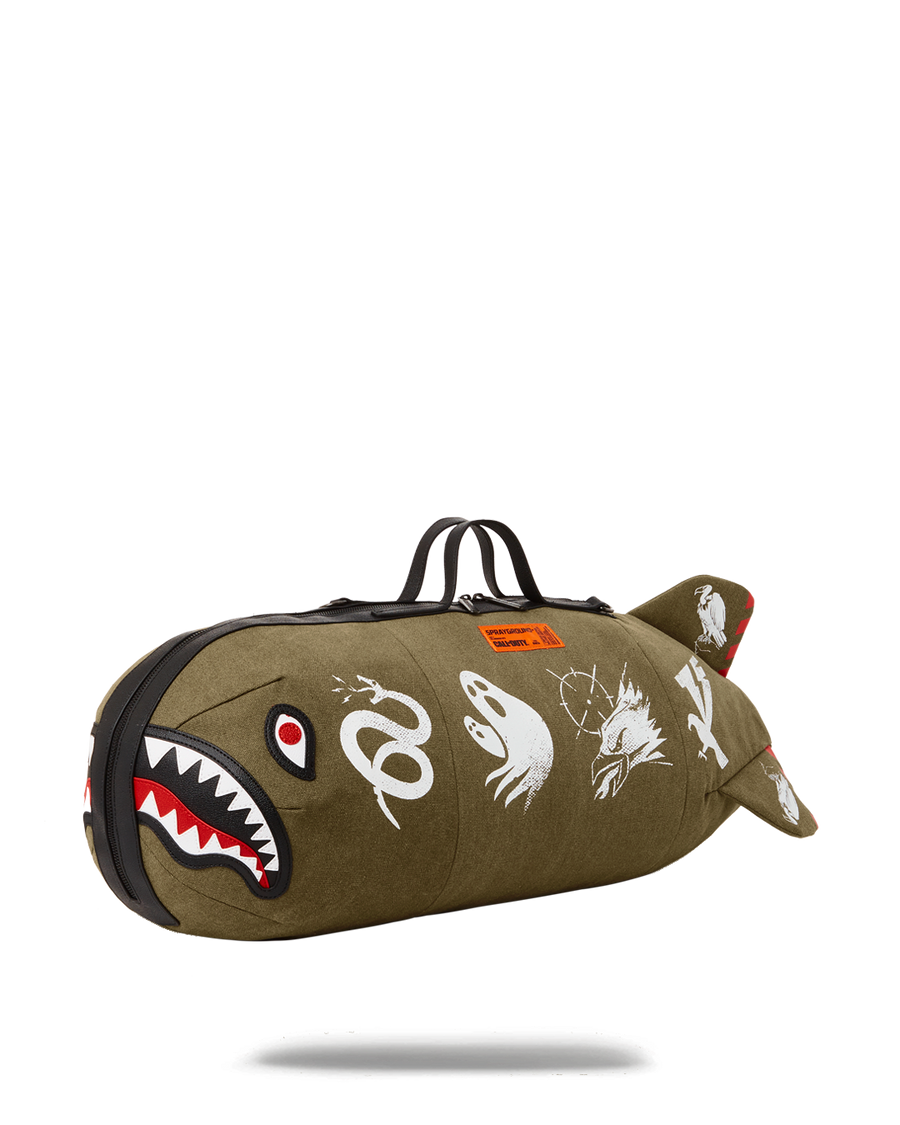 SPRAYGROUND® DUFFLE CALL OF DUTY SHARK TORPEDO DUFFLE