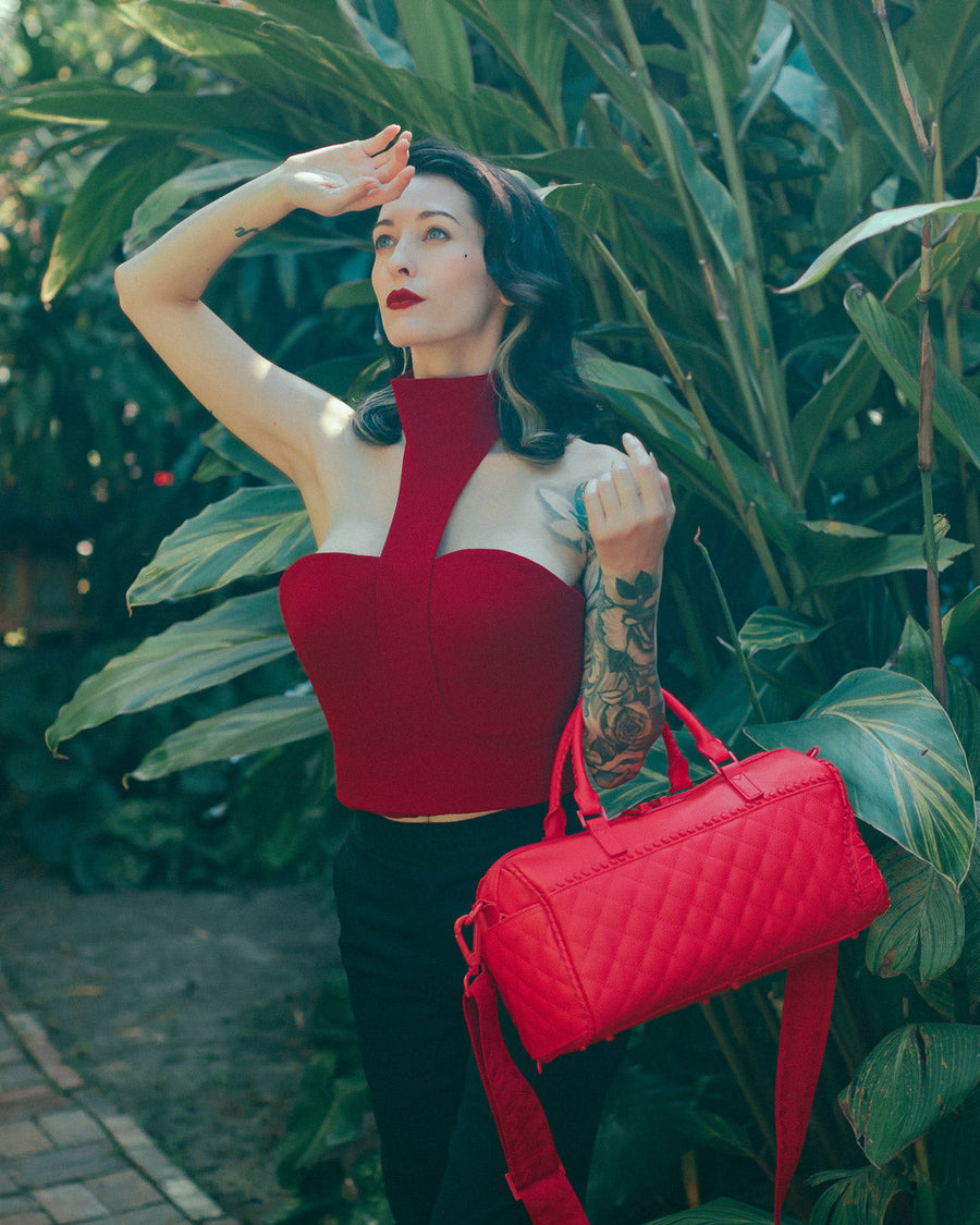 SPRAYGROUND® DUFFLE RED RIVIERA MINI DUFFLE