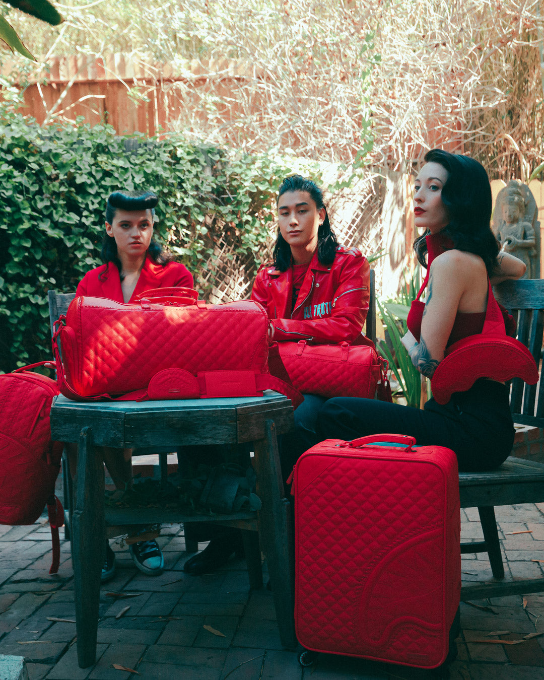 SPRAYGROUND® DUFFLE RED RIVIERA MINI DUFFLE